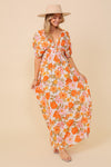 SALE Floral Print Brunch Maxi Dress