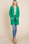 SALE Lucky Green Knit Cardigan