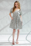Floral Printed Poplin Babydoll Dress