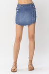 Judy Blue MR Medium Destroy Skort