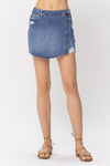 Judy Blue MR Medium Destroy Skort