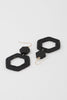 Weaved Hexagon Earrings - 2 Colors