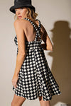 Novelty Woven Checkerboard Dress