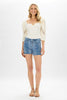 XMAS JULY Judy Blue MR Denim Snake Print Cut Offs Shorts - Curvy Size