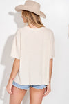 Cow girl boots short sleeve top