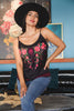 Jade Floral Aztec Ruffle Top