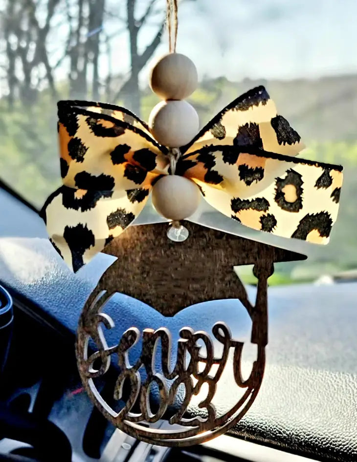 2023 Senior Graduation Cap Car Charm Ornament