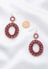 NEW Seed Bead Oval Dangle Earring