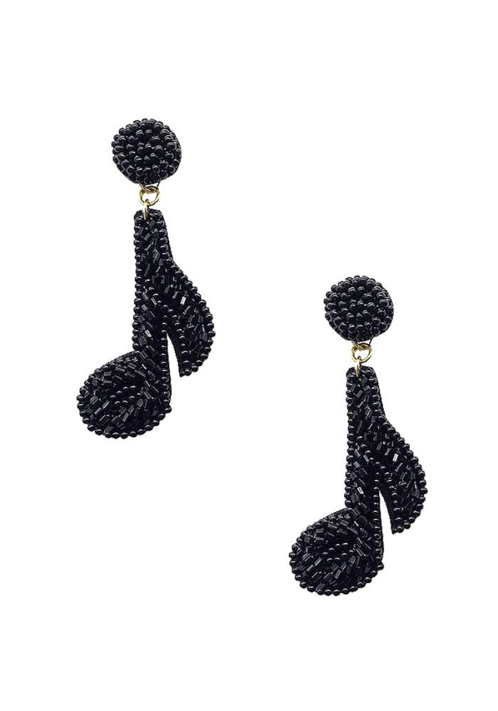 Music Eighth Note Dangle Earring