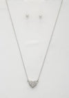 Dainty Heart Charm Necklace - 2 Colors