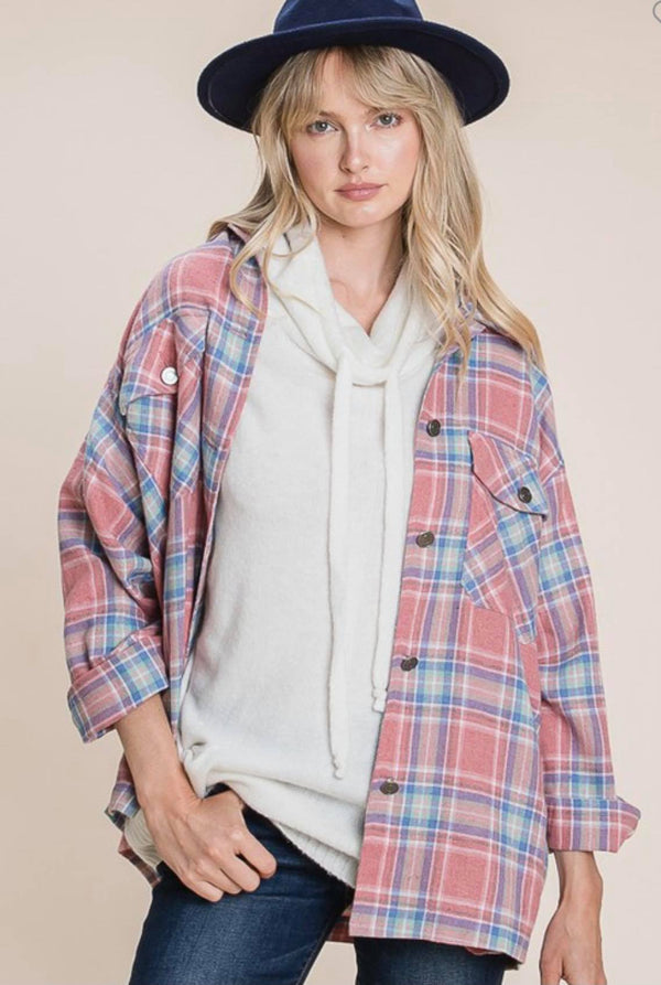 Plaid Fall Vibes Shacket