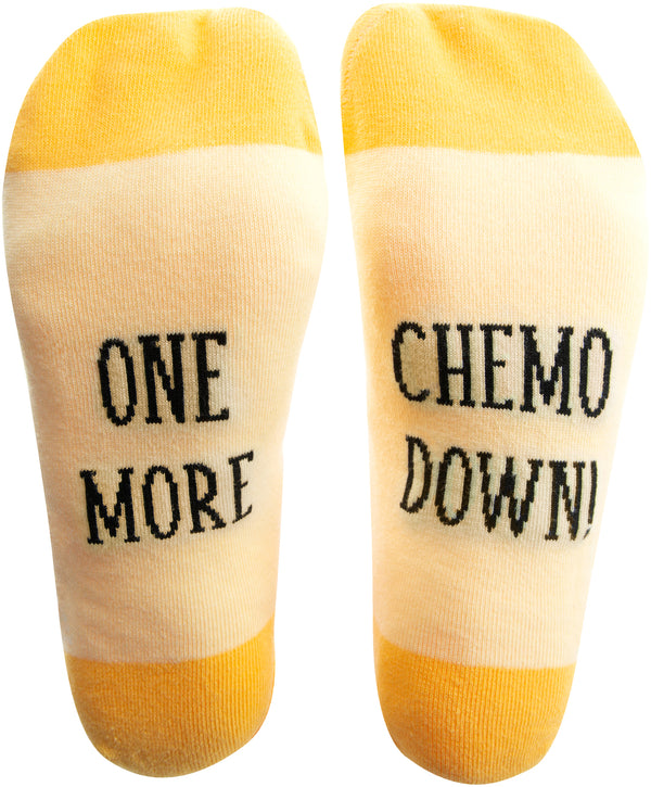 One More Chemo Down Unisex Socks M/L