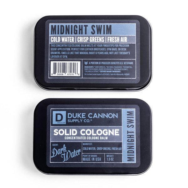 Duke Cannon - Solid Cologne - Midnight Swim