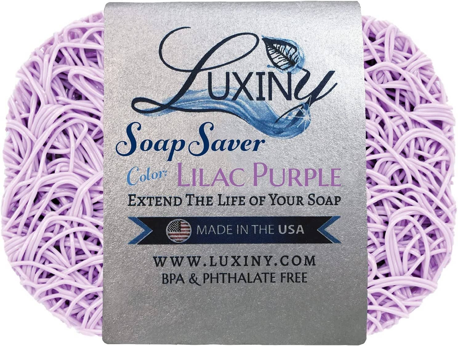 Lilac Purple Soap Saver - Soap Rest