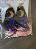 Moon Child Bead Fringe Earrings