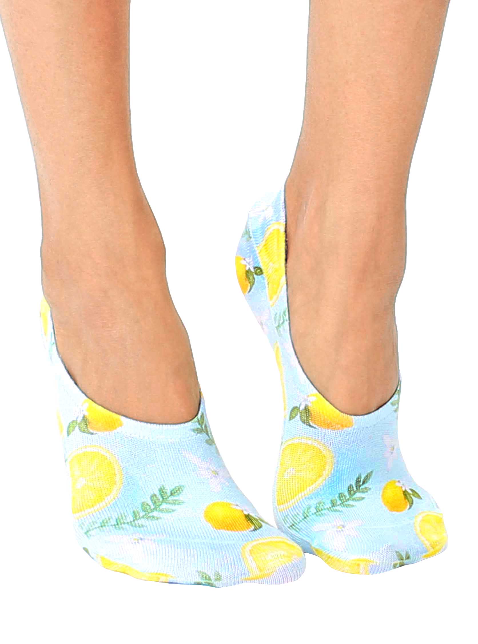 Classy Lemon Liner Socks