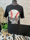 Baseball Junkie Graphic Tee