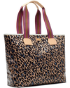 Consuela Blue Jag Zipper Tote