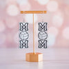Volleyball Mom Letter Dangles - Sports Team Spirit Earrings -