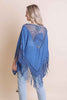 Crochet Medallion Tassel Kimono - 5 Colors
