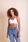 Tattoo Mesh Racerback Bralette - 6 Colors