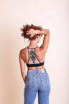 Tattoo Mesh Racerback Bralette - 6 Colors