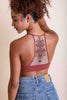Tattoo Mesh Racerback Bralette - 6 Colors