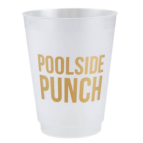 TOTE SUMMER Frost Cups-Poolside Punch 8pk - Blush & Cactus