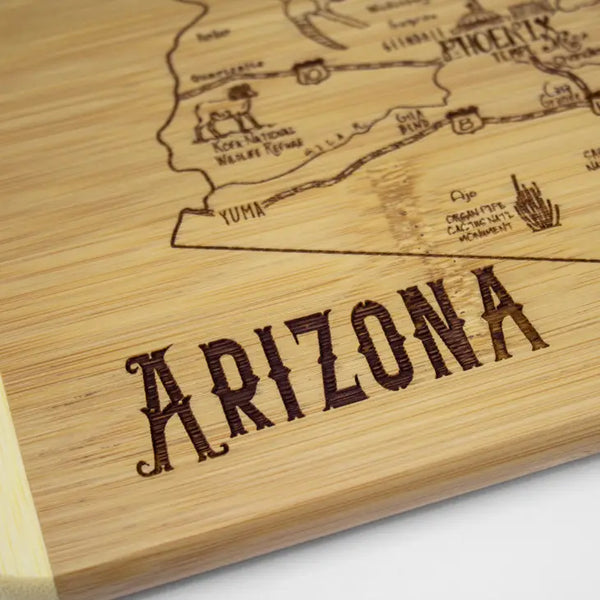 A Slice of Life Arizona 11" Cutting & Serving Board