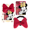 Minnie Burgundy Headband & Face Mask set