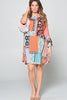 Multi Patchwork Swing Dress