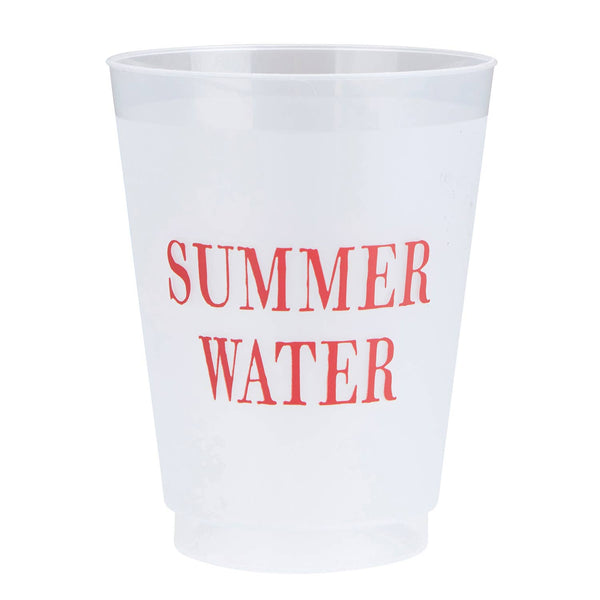 TOTE SUMMER  F2F-16ozFrostCup-SmmrWater 8pk