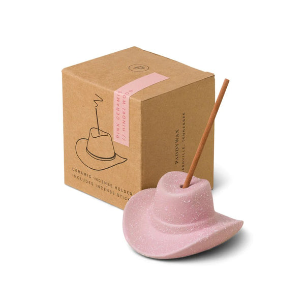Cowboy Hat Incense Holder - Pink - Blush & Cactus