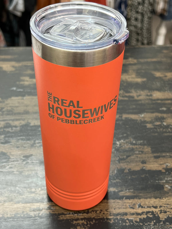The Real Housewives of Pebblecreek Polar Camel Skinny Tumbler - 4 Colors