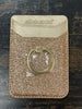 Glitter Bomb Ring Cling Card Holder
