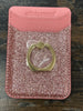 Glitter Bomb Ring Cling Card Holder