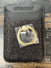 Glitter Bomb Ring Cling Card Holder