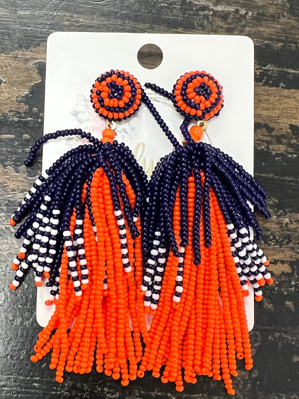 Dangle Bead Earrings - 2 colors