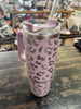 The Amber -40 OZ Leopard Stainless Steel Quencher/Tumbler -8 colors