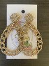 Bling Statement  Drop Earring