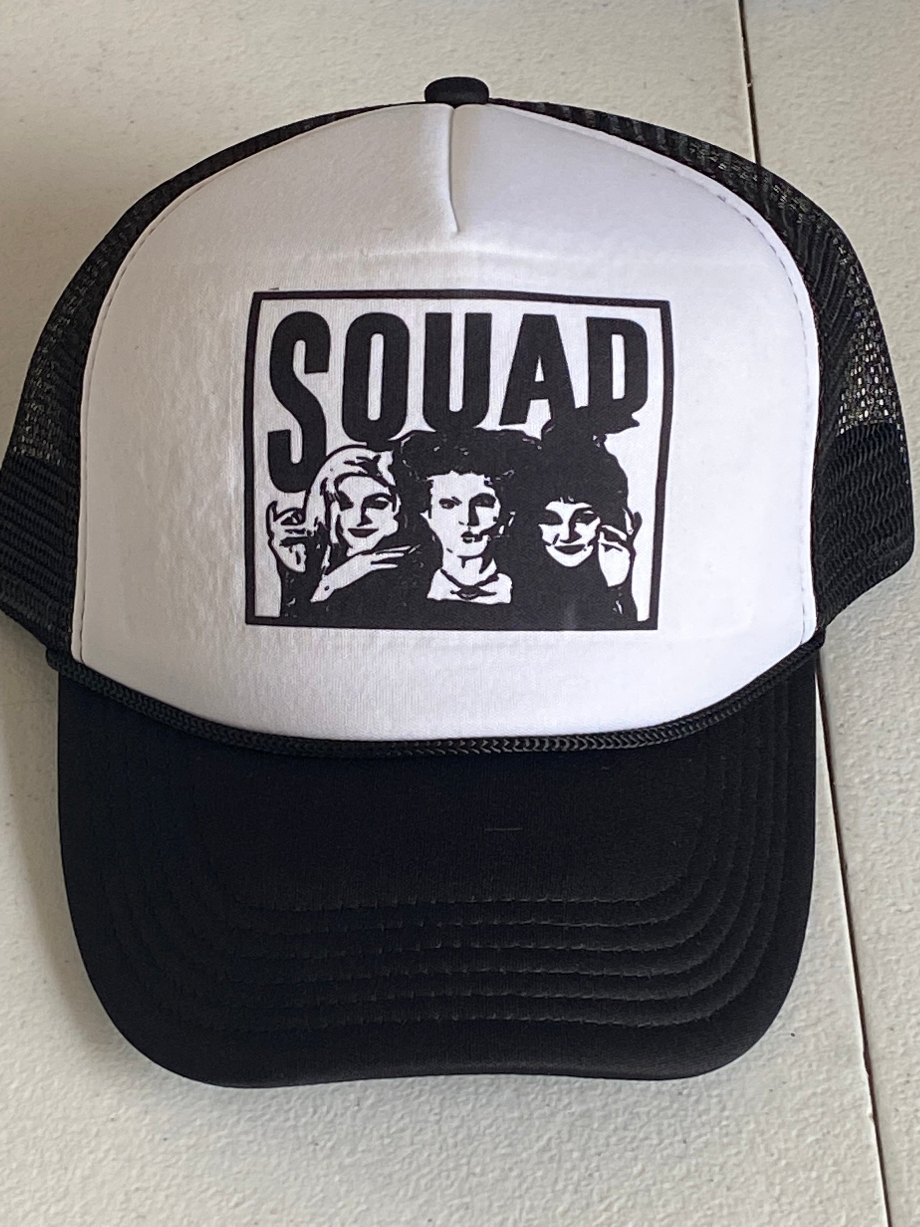 TOTE Squad goals hocus pocus Halloween Vintage Trucker Hat cap