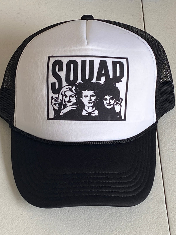 TOTE Squad goals hocus pocus Halloween Vintage Trucker Hat cap