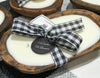 NEW Cactus Flower & Jade Soy Candle in Natural Reusable wood dough bowl