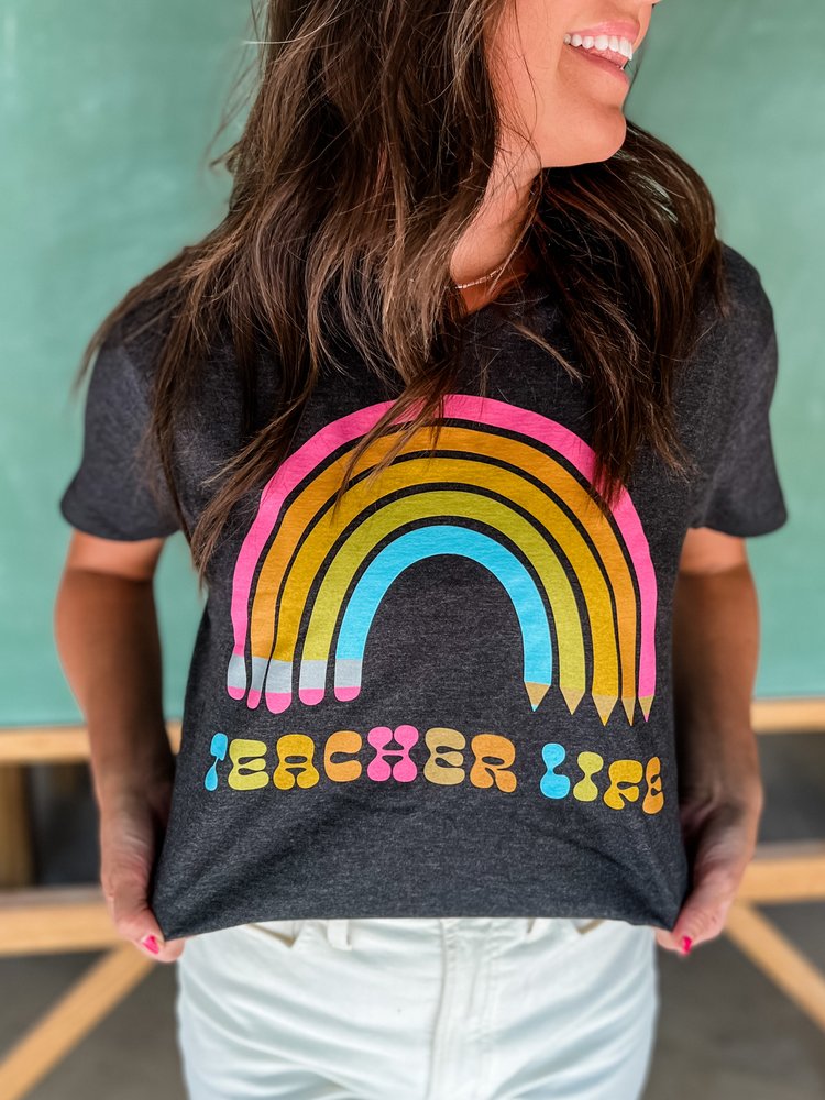 NEW Teacher Life Graphic Tee