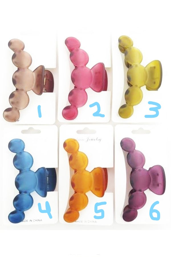 NEW Matte Hair Claw Clip - 6 Colors