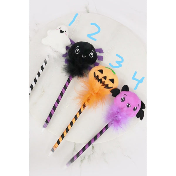 NEW Halloween Theme Plush Pens - 4 styles