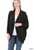 XMAS July Cocoon 3/4 Sleeve Cardigan - Curvy