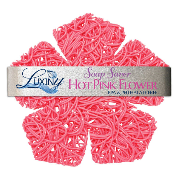 Hot Pink Flower Soap Saver - Soap Rest