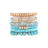 NEW Blessed Charm Beaded Stretch Bracelet - 3 Colors