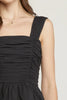 SALE Black Peplum Bow Top